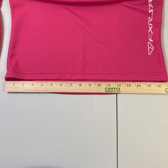 FXR RACING WOMEN Medium SHIRT Pink LONGSLEEVE Made in Canada - Picture 7 of 8
